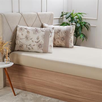 JOGO DE LENÇOL CASAL BELLA CAMA 3PÇS BEGE BENE CASA