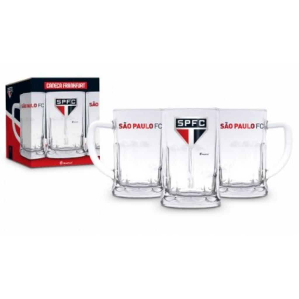 CANECA VIDRO 565ML - SÃO PAULO 12626