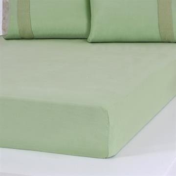 LENÇOL AVULSO DE ELÁSTICO QUEEN MALHA VERDE BELLA CAMA 125G/M²