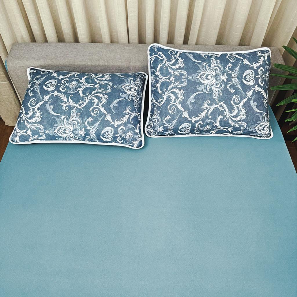 JOGO DE LENÇOL SOLTEIRO MALHA 2PÇS PROVENÇA LEPPER