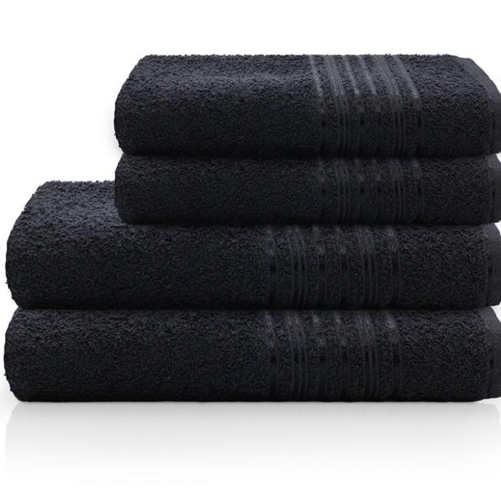 TOALHA ROSTO LYRA PRETA R8199 CAMESA