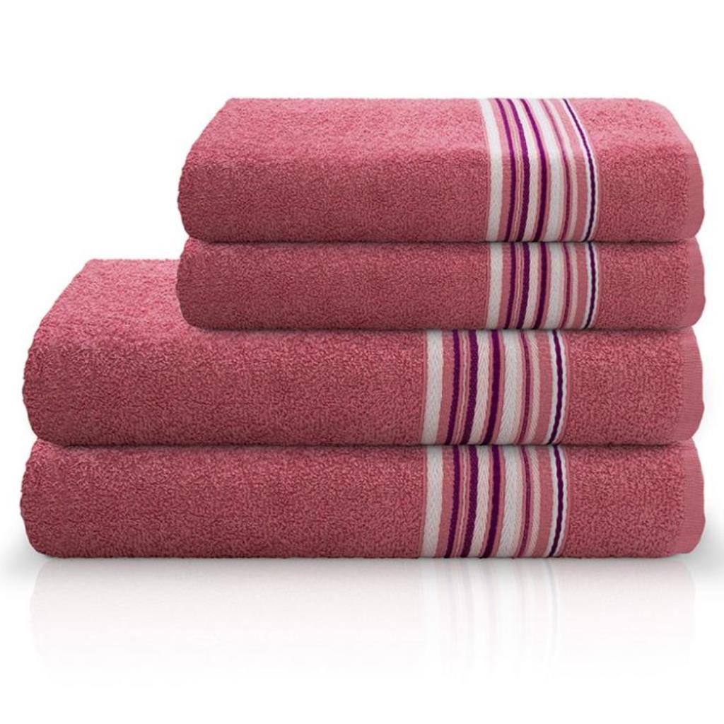 TOALHA DE BANHO VEGAS 340G/M² 62CM X 1,40M ROSA CAMESA