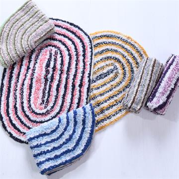 TAPETE FIO TINTO OVAL SORTIDO 40CM X 60CM BENE CASA