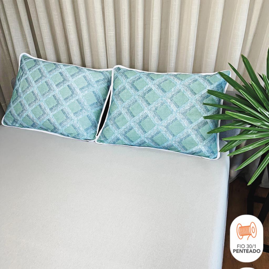 JOGO DE LENÇOL SOLTEIRO MALHA 2PÇS MARESIA LEPPER