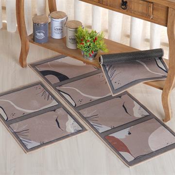 KIT PASSADEIRA COZINHA VELOUR 3PÇS ORGANIC BENE CASA