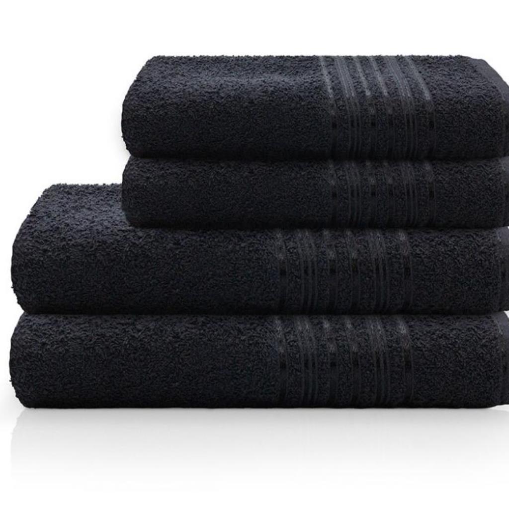 TOALHA BANHO LYRA PRETA 62X130CM CAMESA R8199