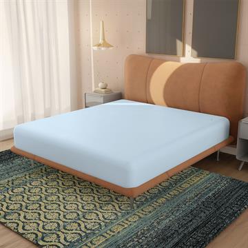 LENÇOL AVULSO SOLTEIRO MATRIZ ALGODAO AZUL LEPPER