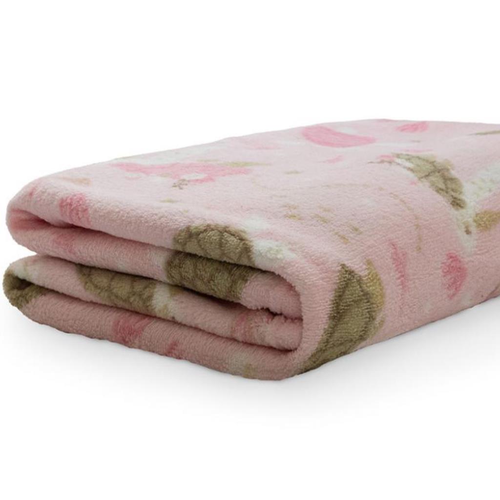 COBERTO BABY MICROFIBRA CORRIDO TARTARUGA 80CM X 1,10CM CAMESA