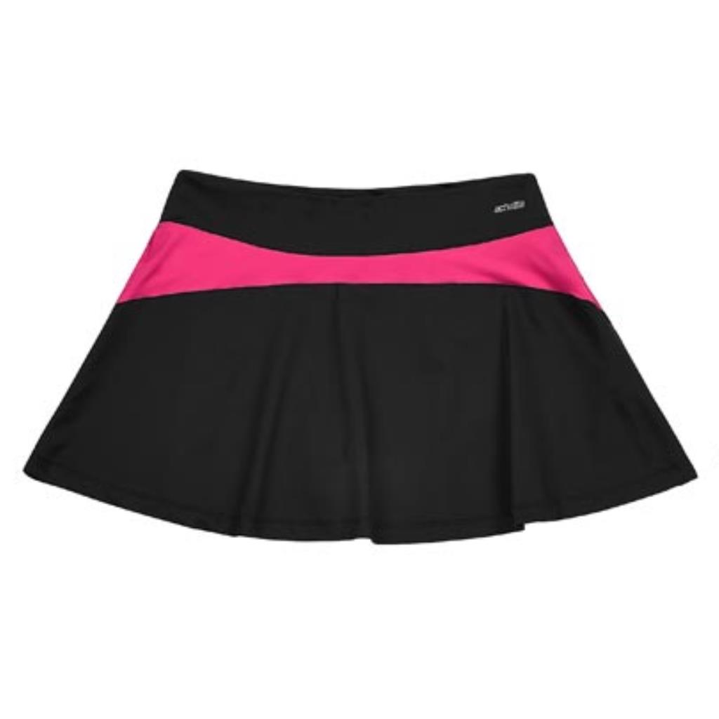 SHORT SAIA FEM. DE ACADEMIA ACTIVITTA (PRETO/ROSA)