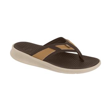 Chinelo Masculino BR Sport Couro (CARAMELO)