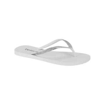Chinelo Feminino com Glitter Tradicional Beira Rio (BRANCO)