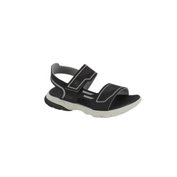 SANDÁLIA MASCULINA INFANTIL MOLEKINHO (PRETO/CINZA GRAFITE)