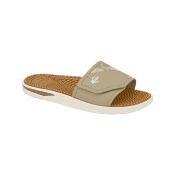 Sandália Slide Masculina com Velcro BR Sport (CARAMELO)