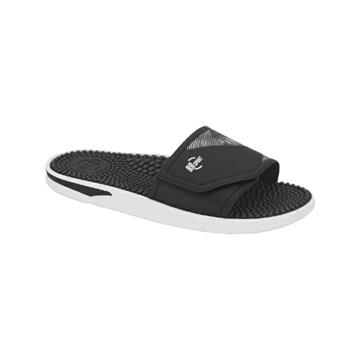 Sandália Slide Masculina com Velcro BR Sport (PRETO)