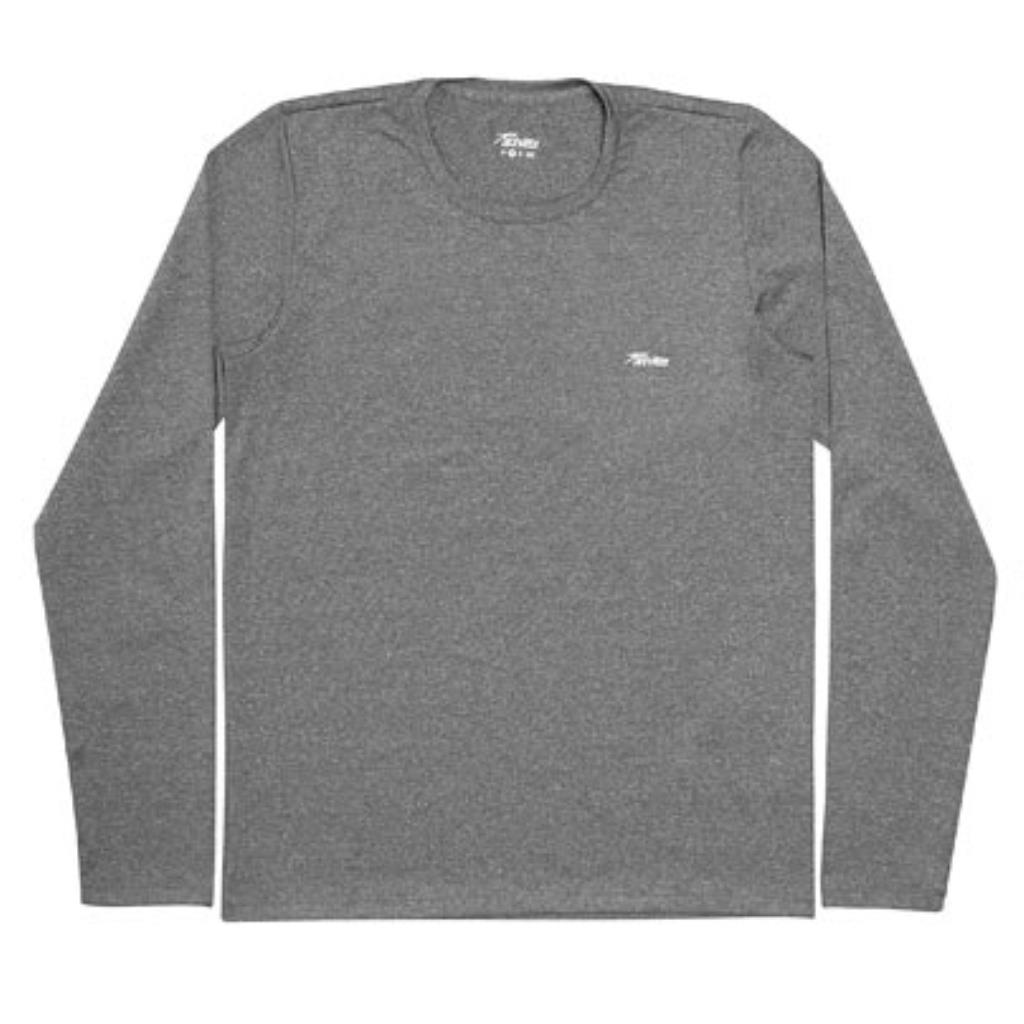 BLUSA MAS. DE MANGA LONGA DE ACADEMIA (CINZA)