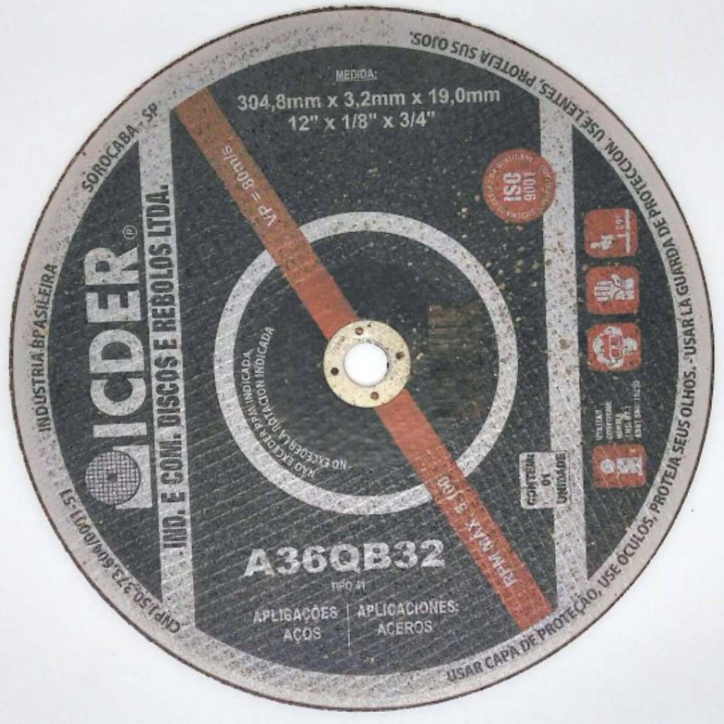 DISCO CORTE 12X1/8X1 2T ICDER GERAL