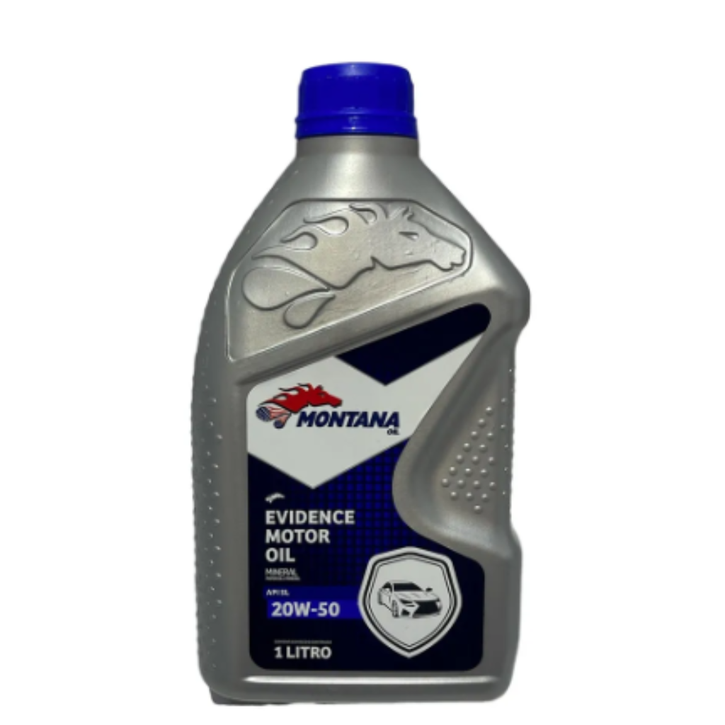 EVIDENCE MOTOR OIL SAE 20W50 SL 1-LITRO - MONTANA