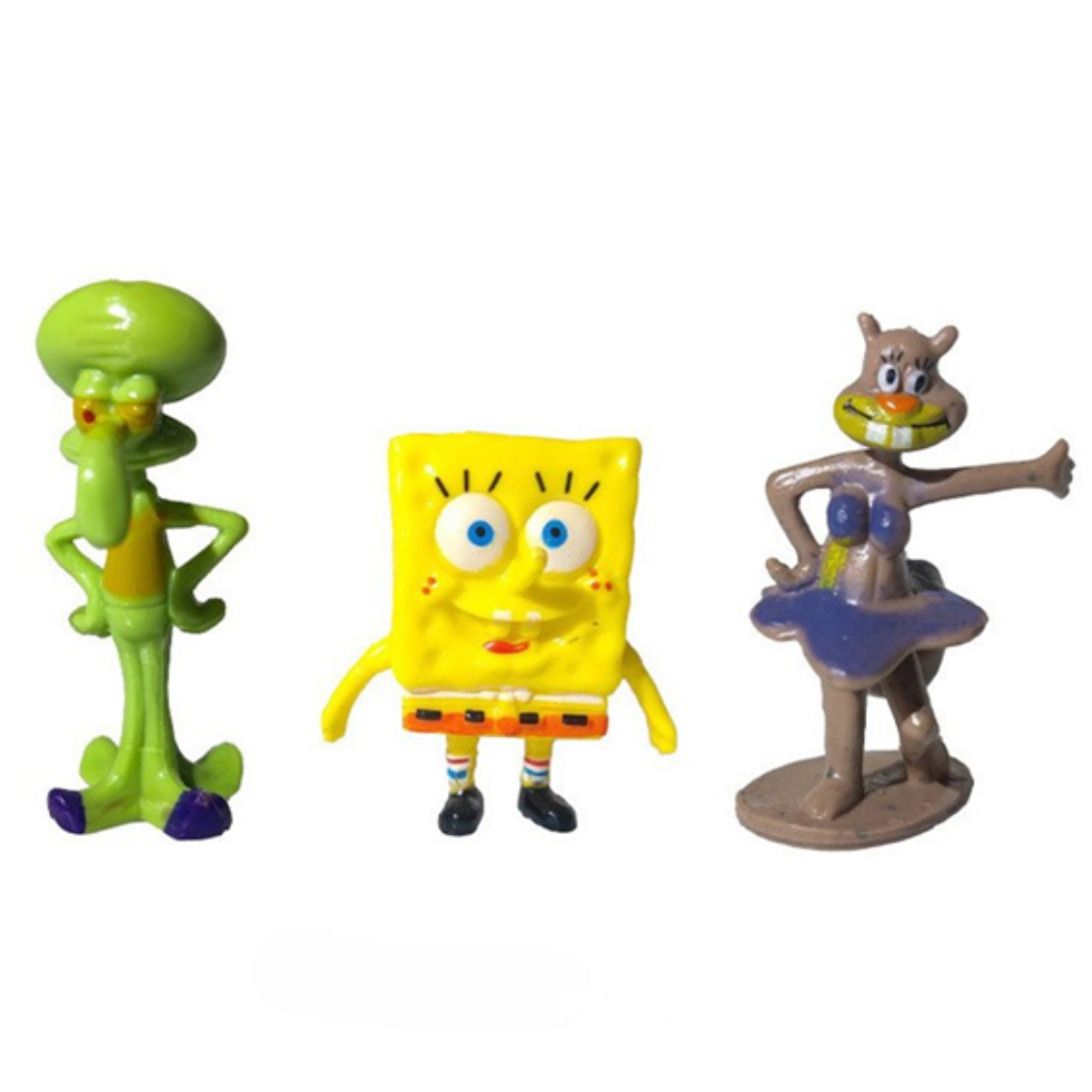 ACE PET KIT 1 LULA MOLUSCO, BOB ESPONJA, SANDY