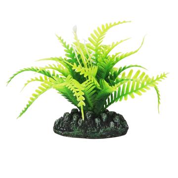 SOMA PLANTA PLASTICA SAMAMBAIA VERDE FINA 10CM