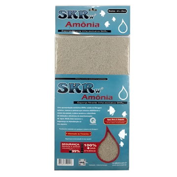 SKRW ESPONJA FILTRANTE NH3 AMÔNIA 33 X 12CM