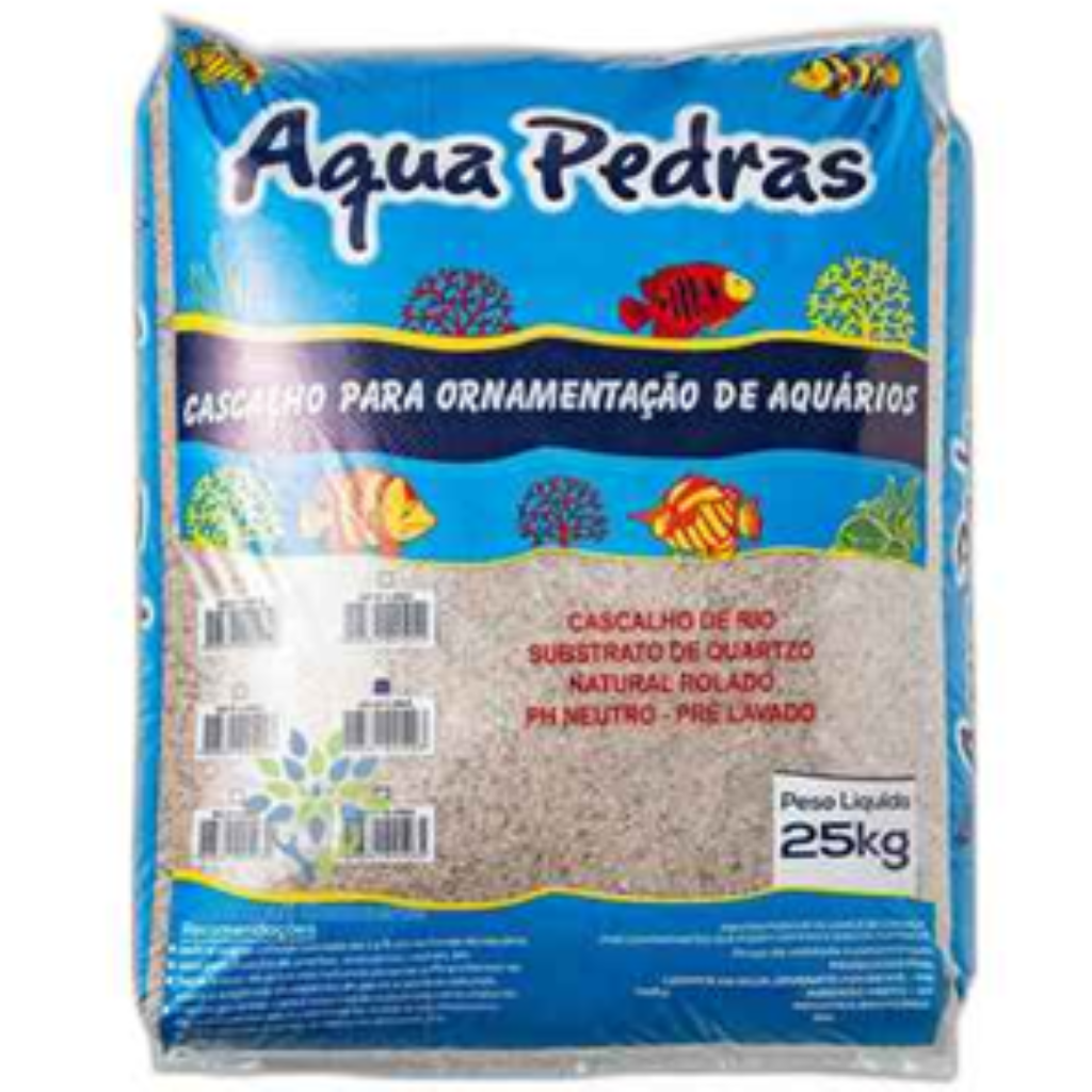 AQUA PEDRAS CASCALHO ARAGONITA 25KG Nº 02