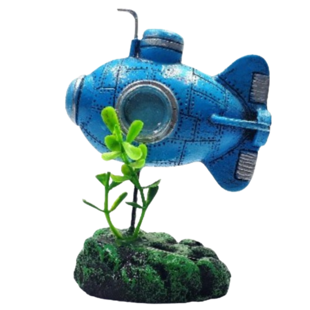 ACE PET ENFEITE B041 SUBMARINO PEQUENO NO CORAL
