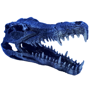 ACE PET ENFEITE C205 CAVEIRA CABEÇA DE CROCODILO GDE
