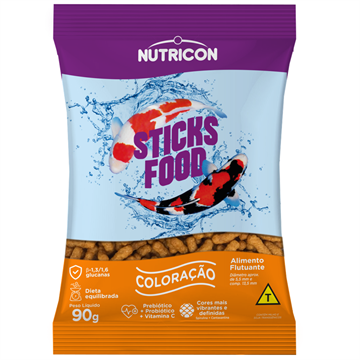 NUTRICON STICKS FOOD COLORAÇÃO 90G
