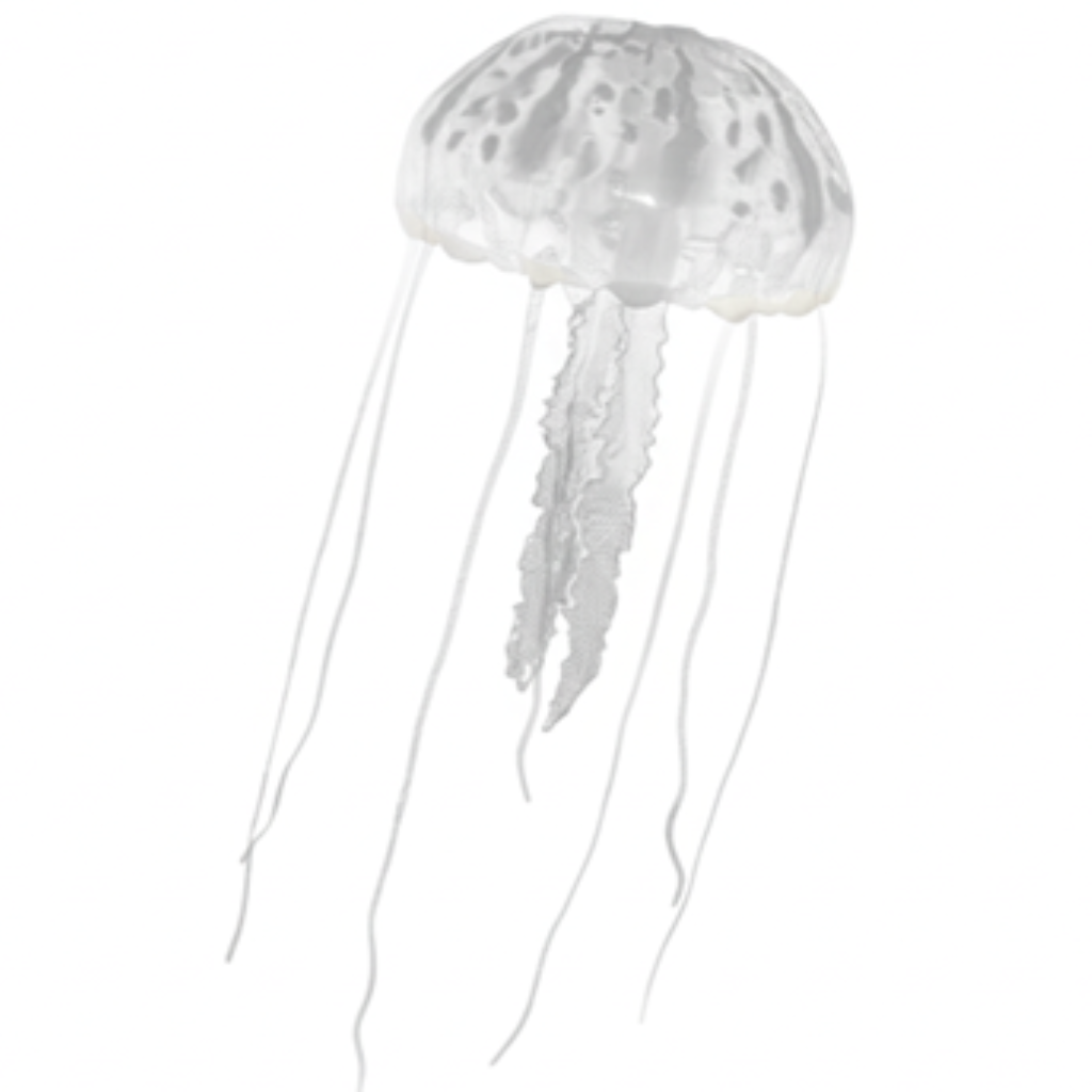 SOMA ENFEITE DE SILICONE JELLYFISH BIG BRANCA
