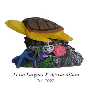 ACE PET ENFEITE D027 TARTARUGA GRANDE NO CORAL