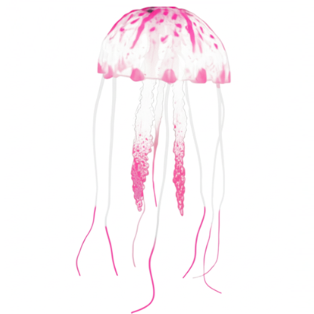 SOMA ENFEITE DE SILICONE JELLYFISH BIG ROSA