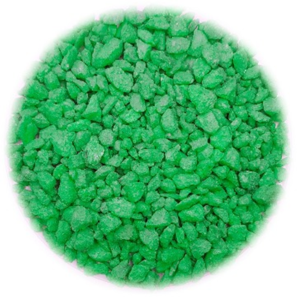 FORTTFISH CASCALHO QUARTZO COLOR VERDE 5MM 1KG RIO FREIO