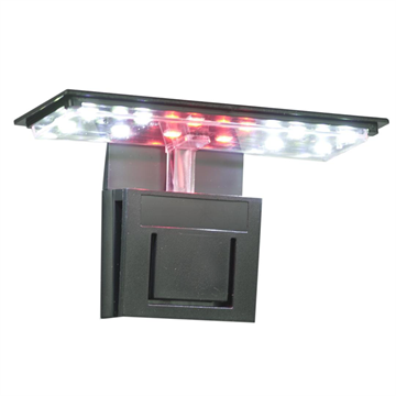 SOMA LUMINARIA LED X3 PRETA 5W LED BRANCO/VERMELHO AUTOVOLT