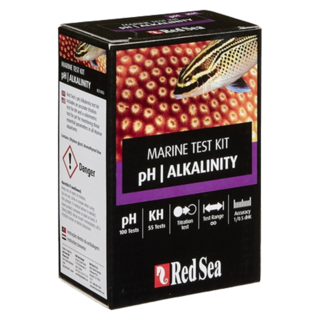 TESTE RED SEA MARINE TEST KIT PH/ALKALINITY (PH/KH) - 100/55 TESTES