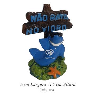ACE PET ENFEITE J124 TUBARAO C/ PLACA NÃO BATA NO VIDRO