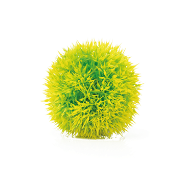 SOMA PLANTA PLASTICA MUSGO BALL AMARELO 13CM