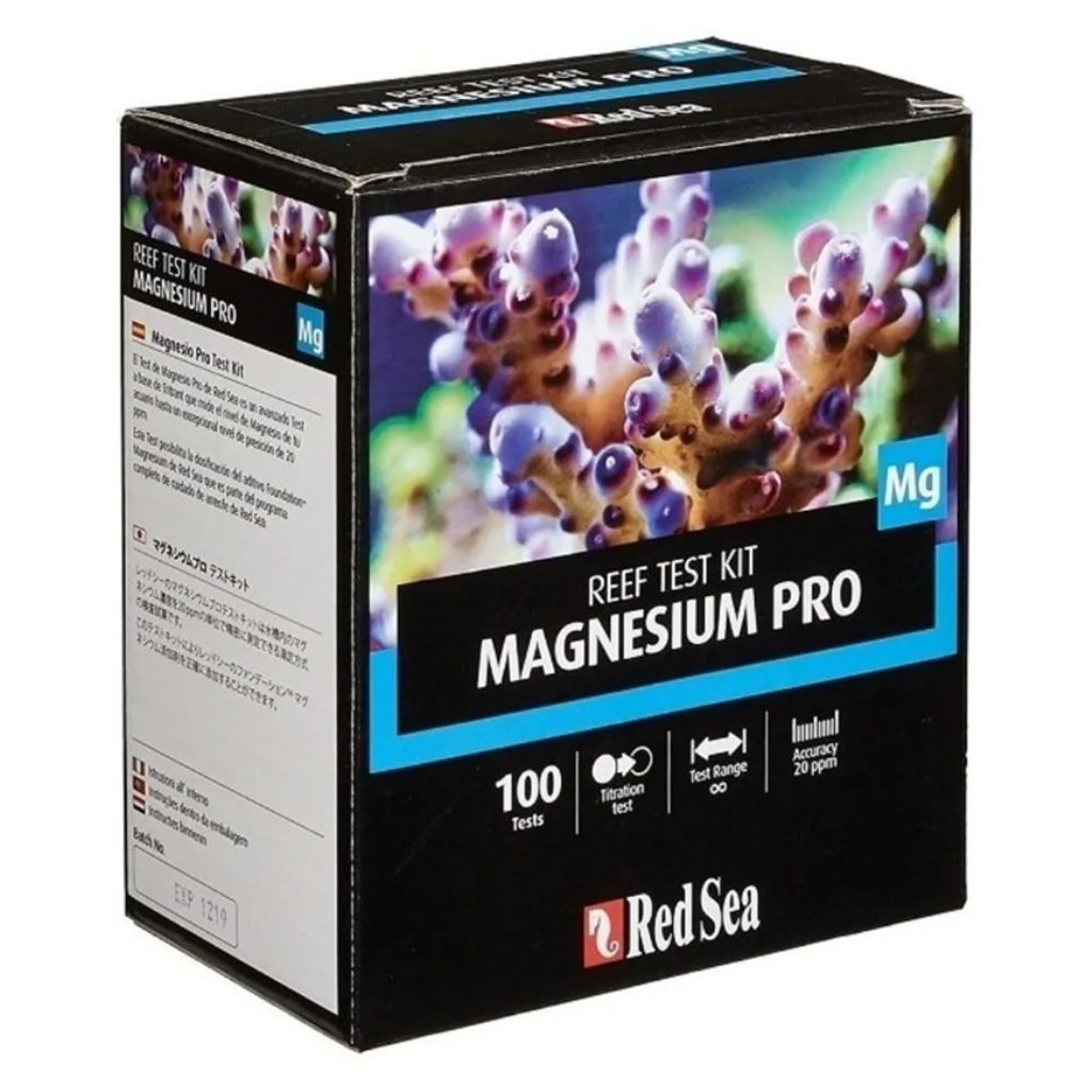 TESTE RED SEA REEF TEST KIT MAGNESIUM PRO (MG) - 100 TESTES