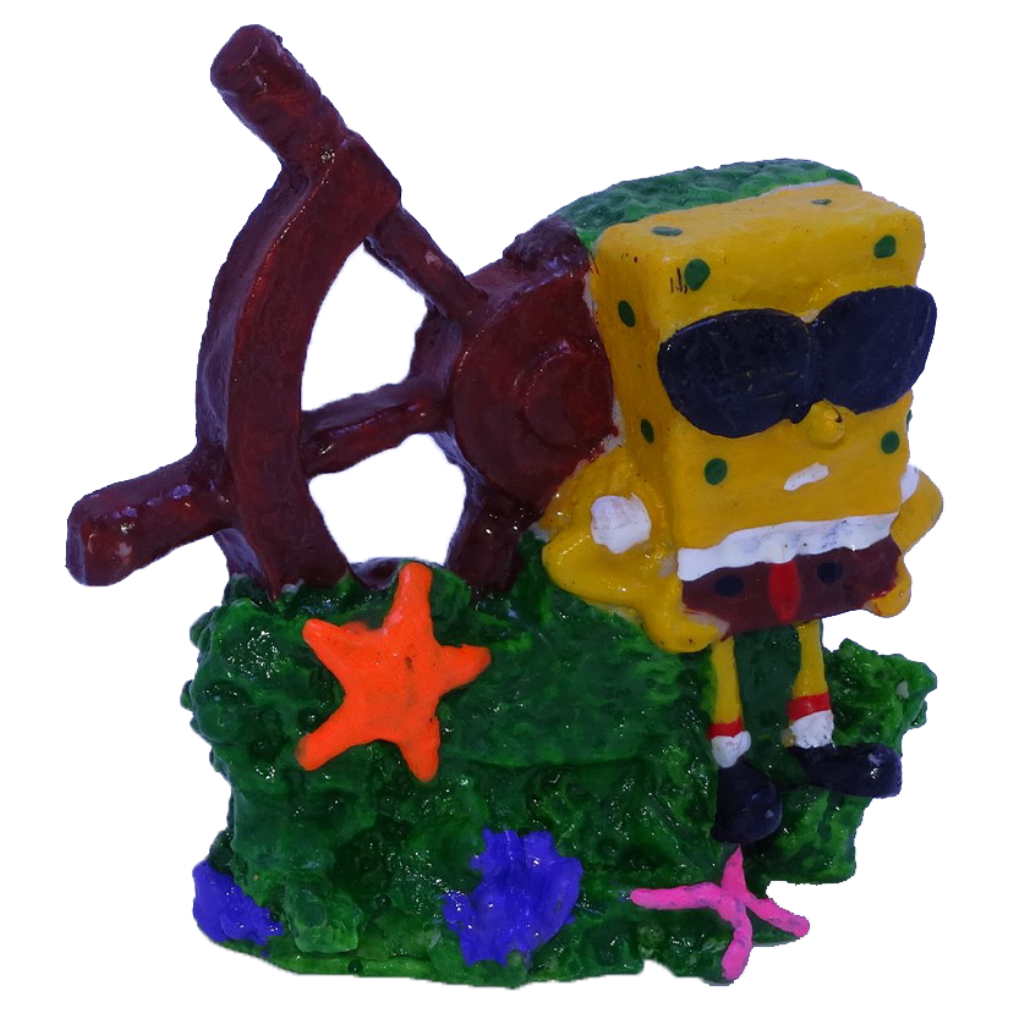 ACE PET ENFEITE P026 BOB ESPONJA NO TIMAO C/ OCULOS ESCURO