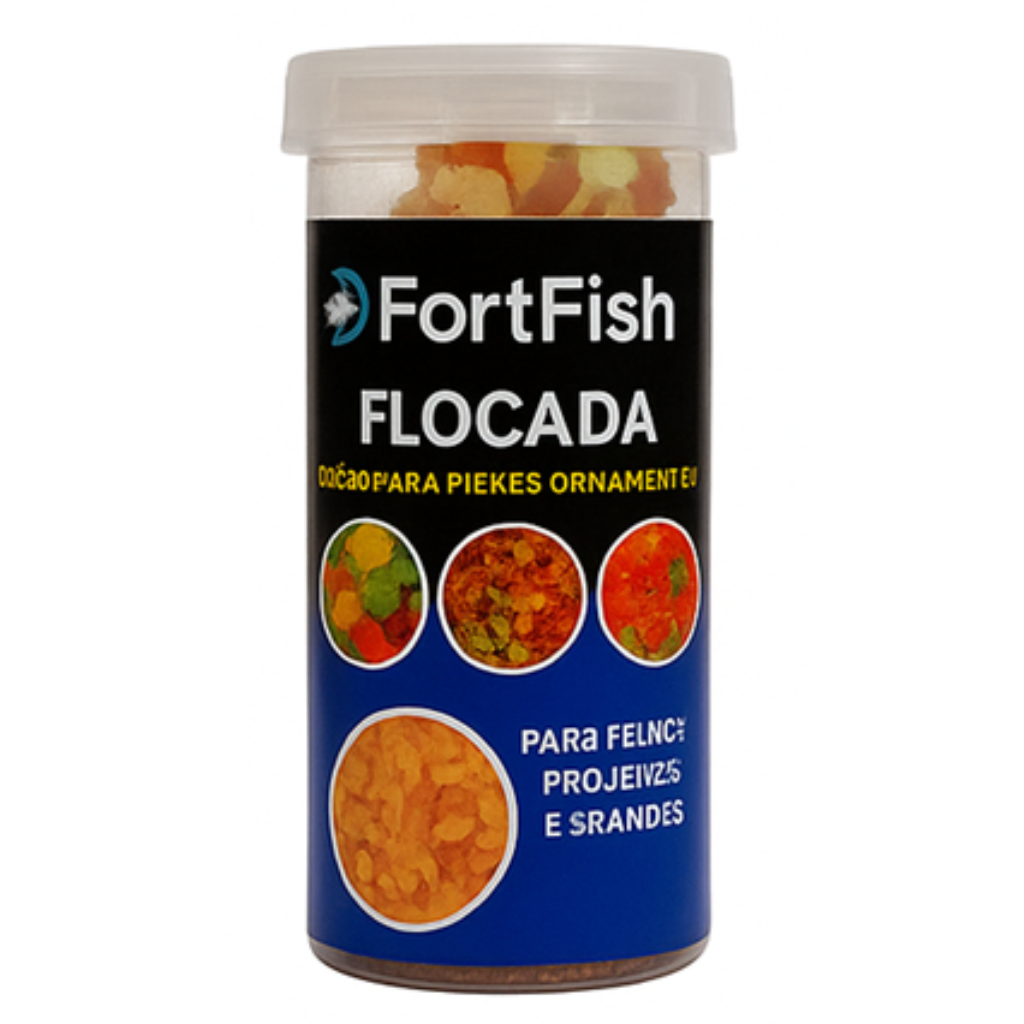 FORTTFISH RAÇÃO FLOCADA 10G