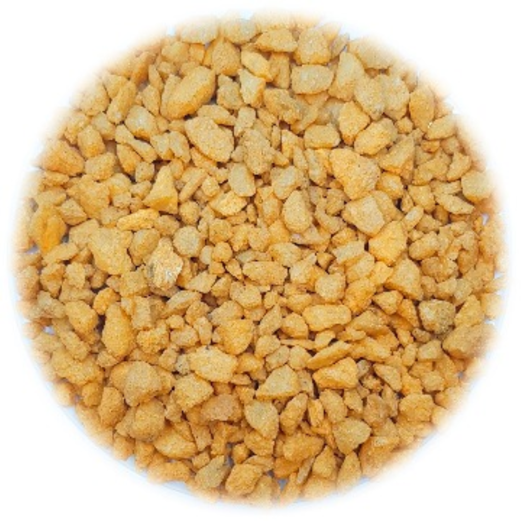 FORTTFISH CASCALHO QUARTZO COLOR LARANJA 5MM 1KG RIO FREIO