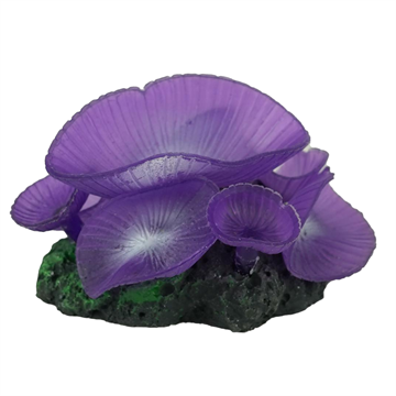 SOMA ENFEITE DE SILICONE CORAL MUSHROOM GIANT ROXO