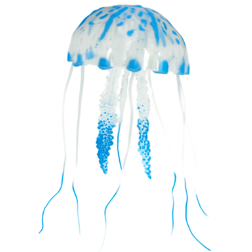 SOMA ENFEITE DE SILICONE JELLYFISH BIG AZUL