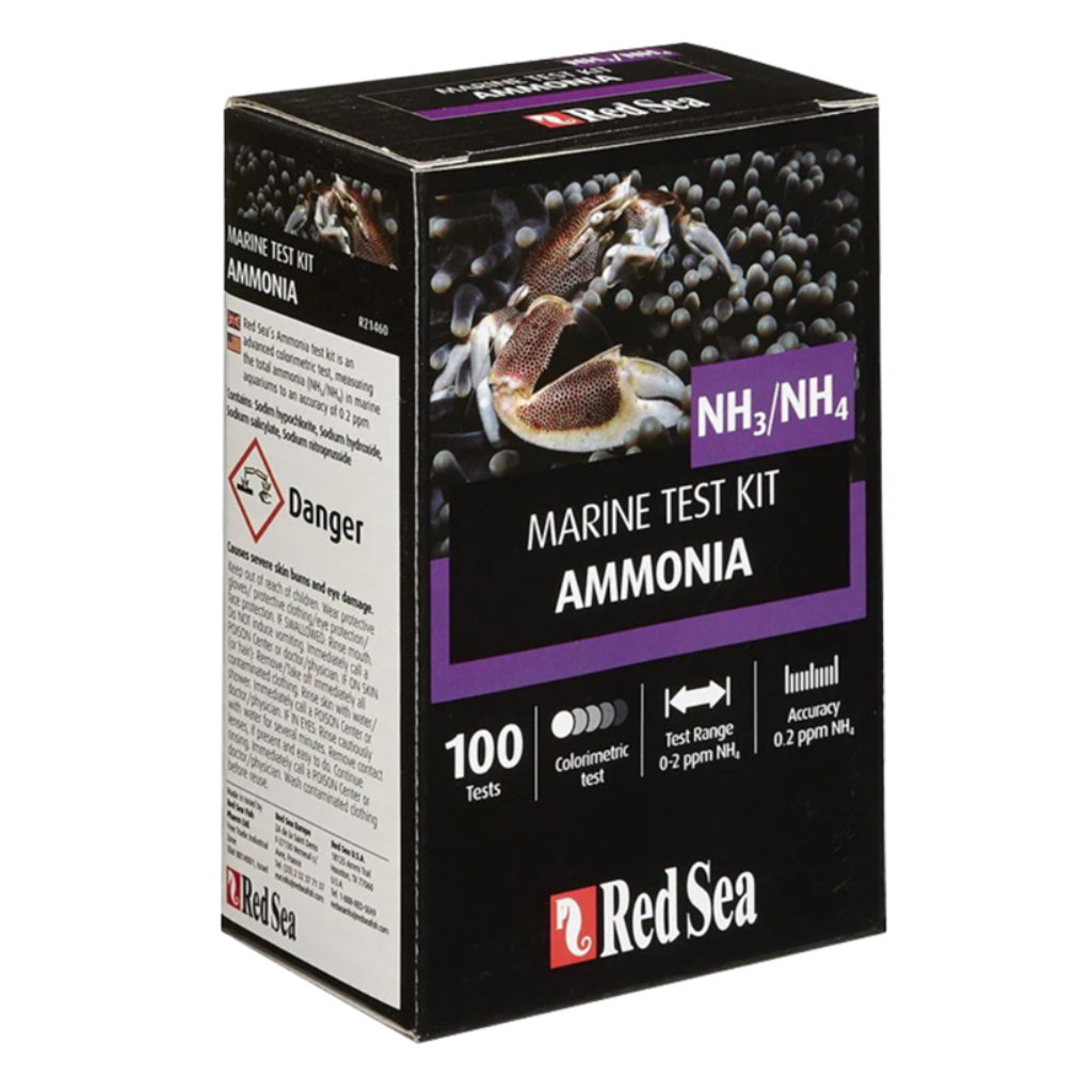 TESTE RED SEA MARINE TEST KIT AMMONIA (NH3/NH4) - 100 TESTES