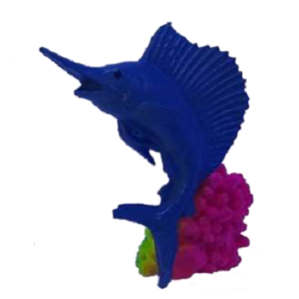 ACE PET ENFEITE A047 MARLIM AZUL MÉDIO NO CORAL