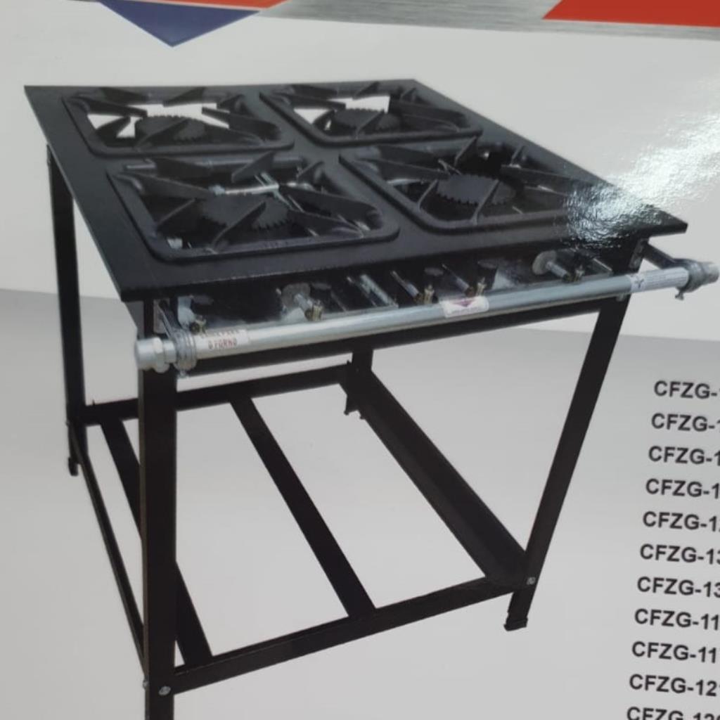 Fogão 4 boca alta pressão 30x30 Cefaz