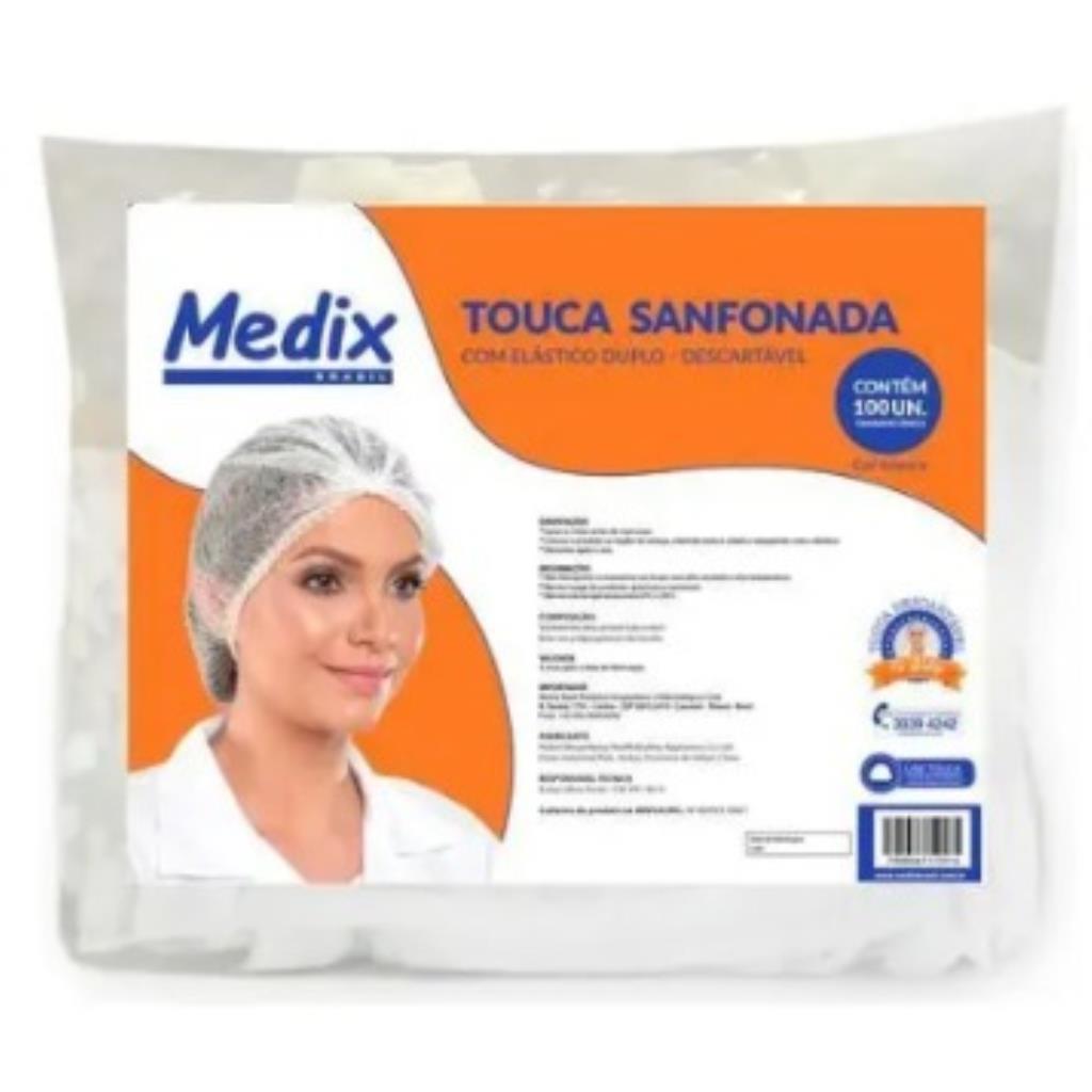 TOUCA SANFONADA MEDIX 100 UNDS