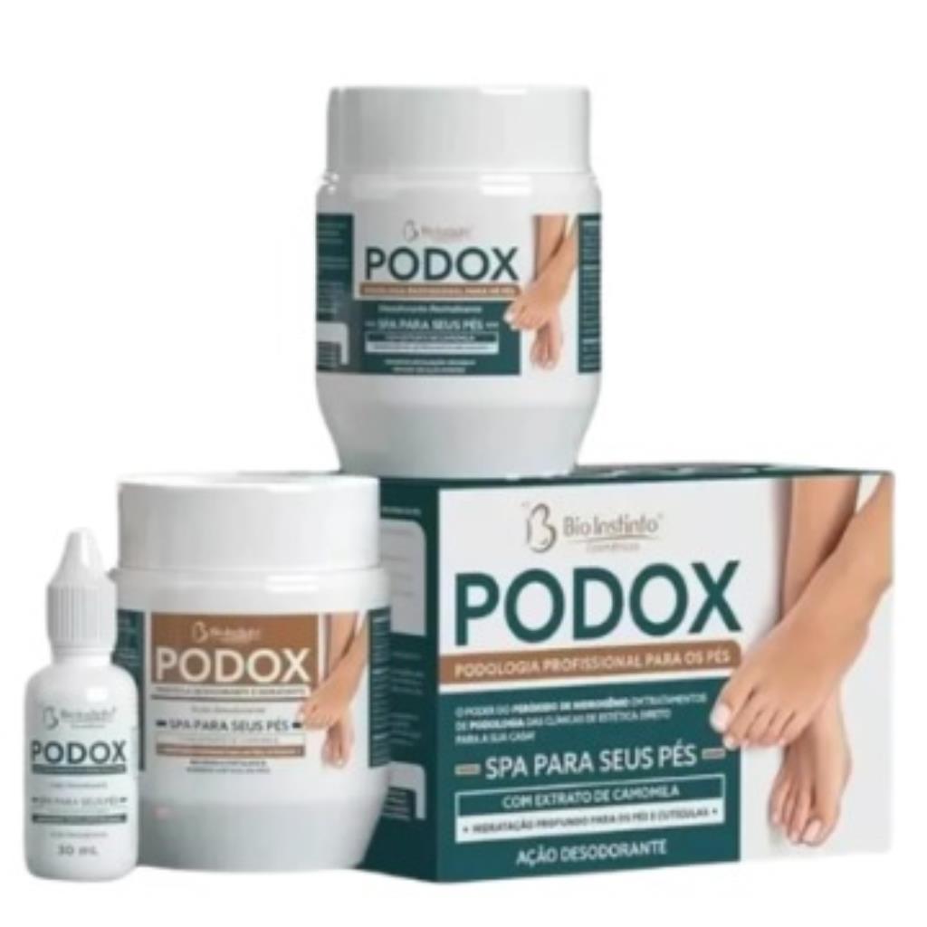 Kit Spa Dos Pés Podologia Podox 3 Unidades Bio Instinto