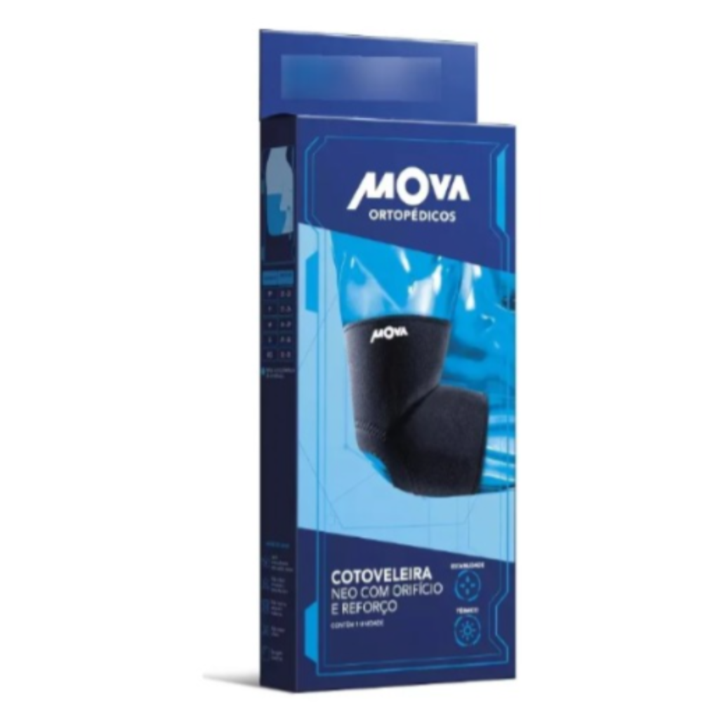 COTOVELEIRA NEO COM ORIFICIO E REFORCO - MOVA - TAM M