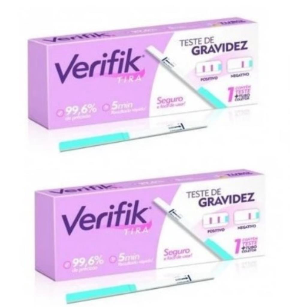 TESTE GRAVIDEZ VERIFIK TIRA - CONFIRME