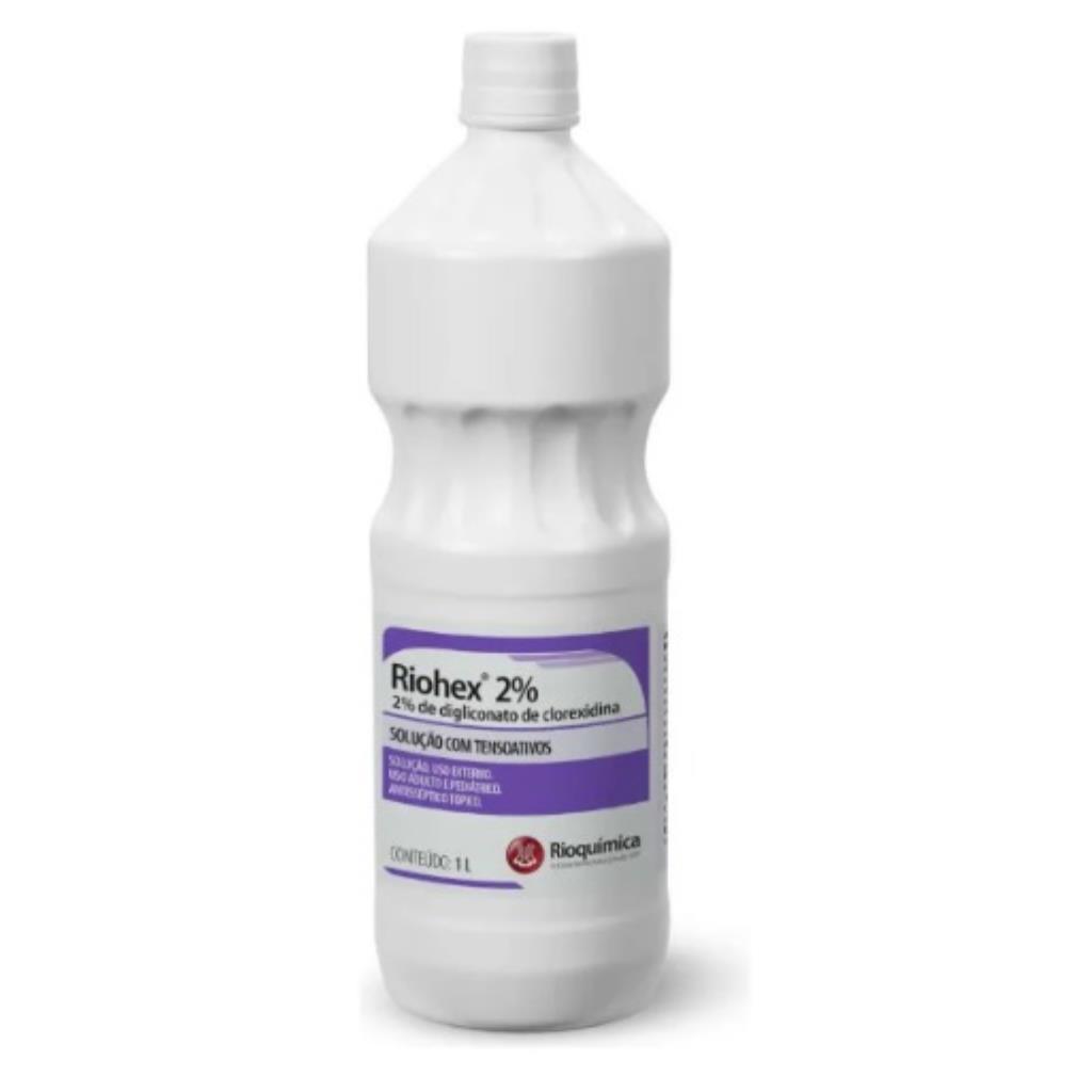 Clorexidina 2% Riohex Degermante 1 Litro - Rioquimica